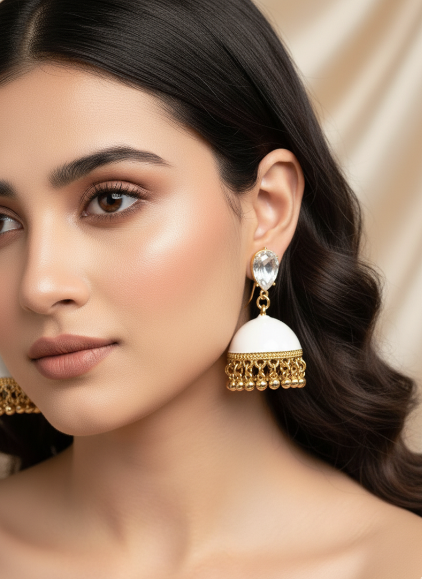 Modern Jhumka Earrings