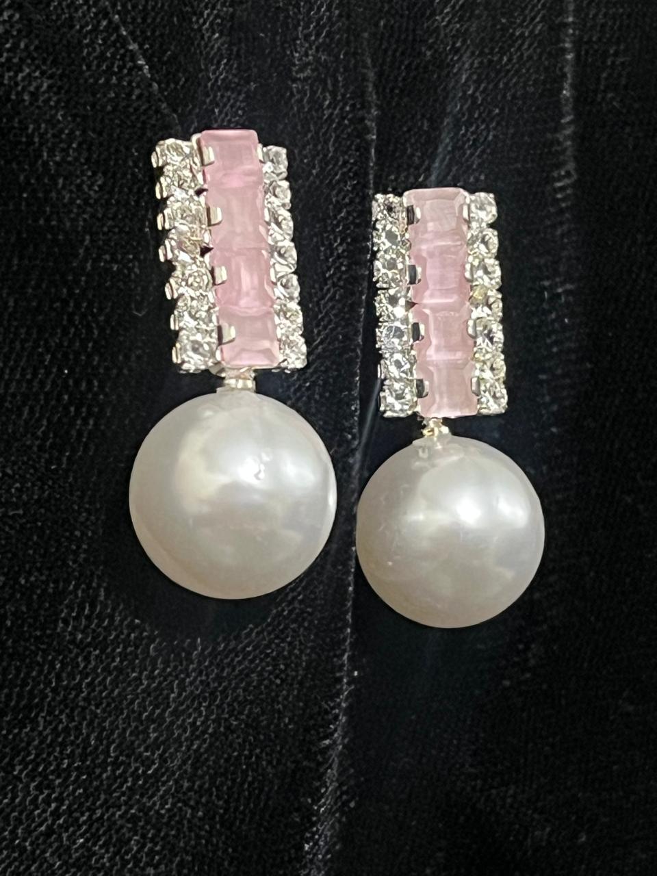 Pearl Drop Earrings - Mahroosh Jewellery
