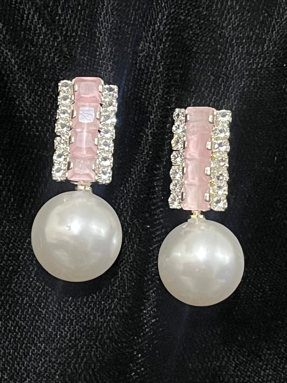 Pearl Drop Earrings - Mahroosh Jewellery