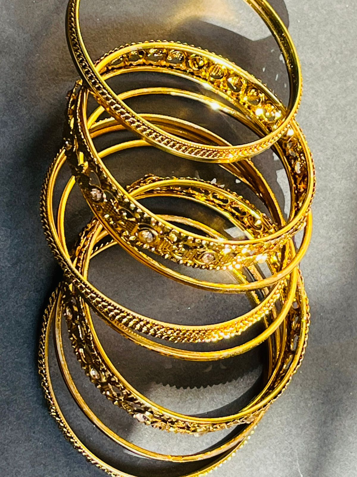 Golden Bangle Set