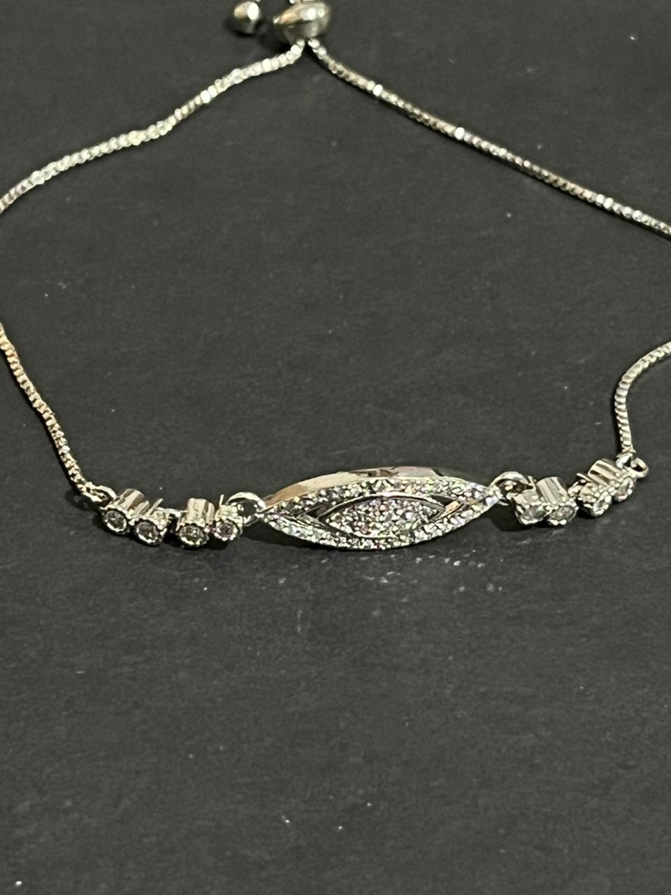 Crystal Oval Bracelet