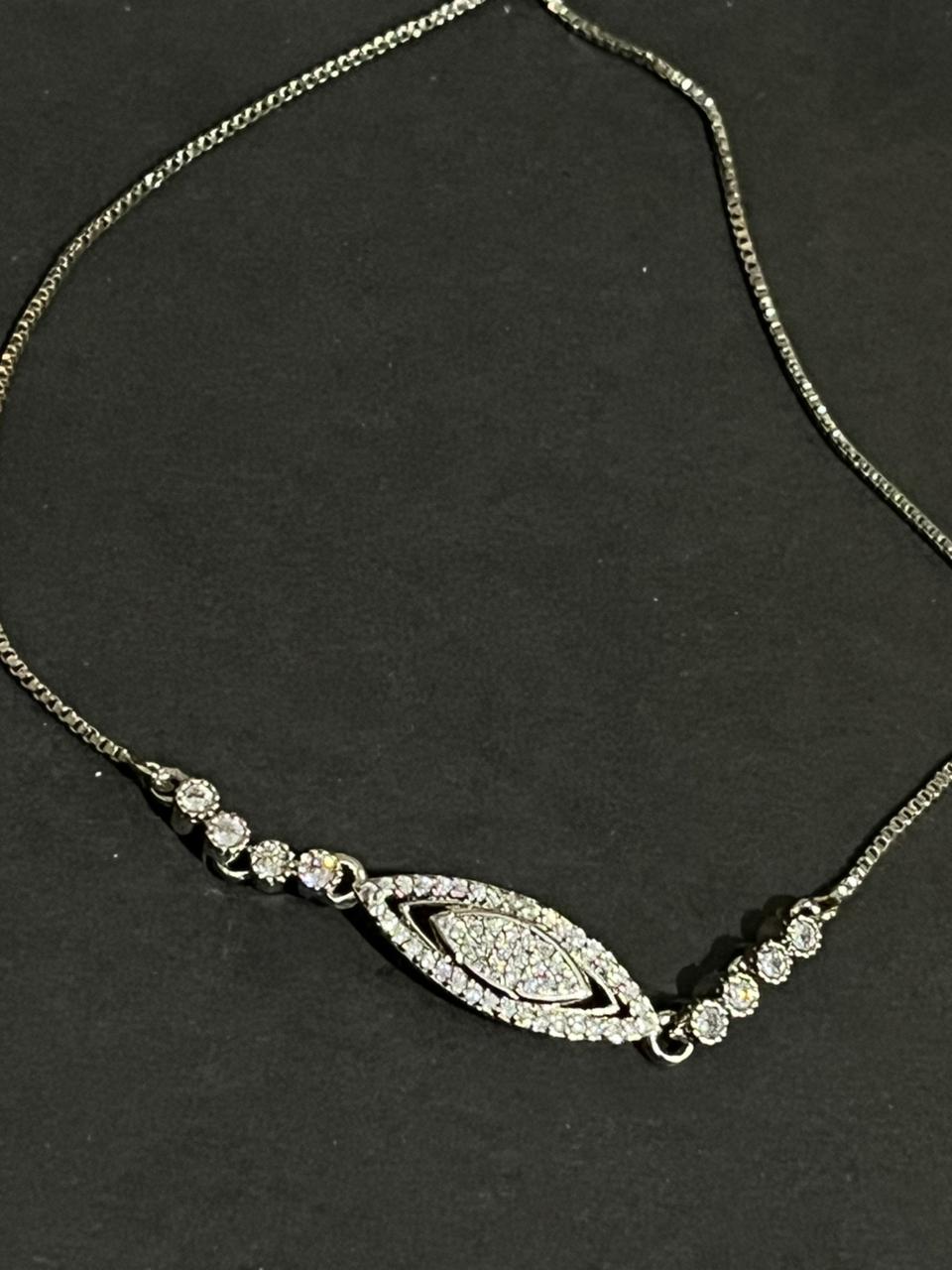 Crystal Oval Bracelet