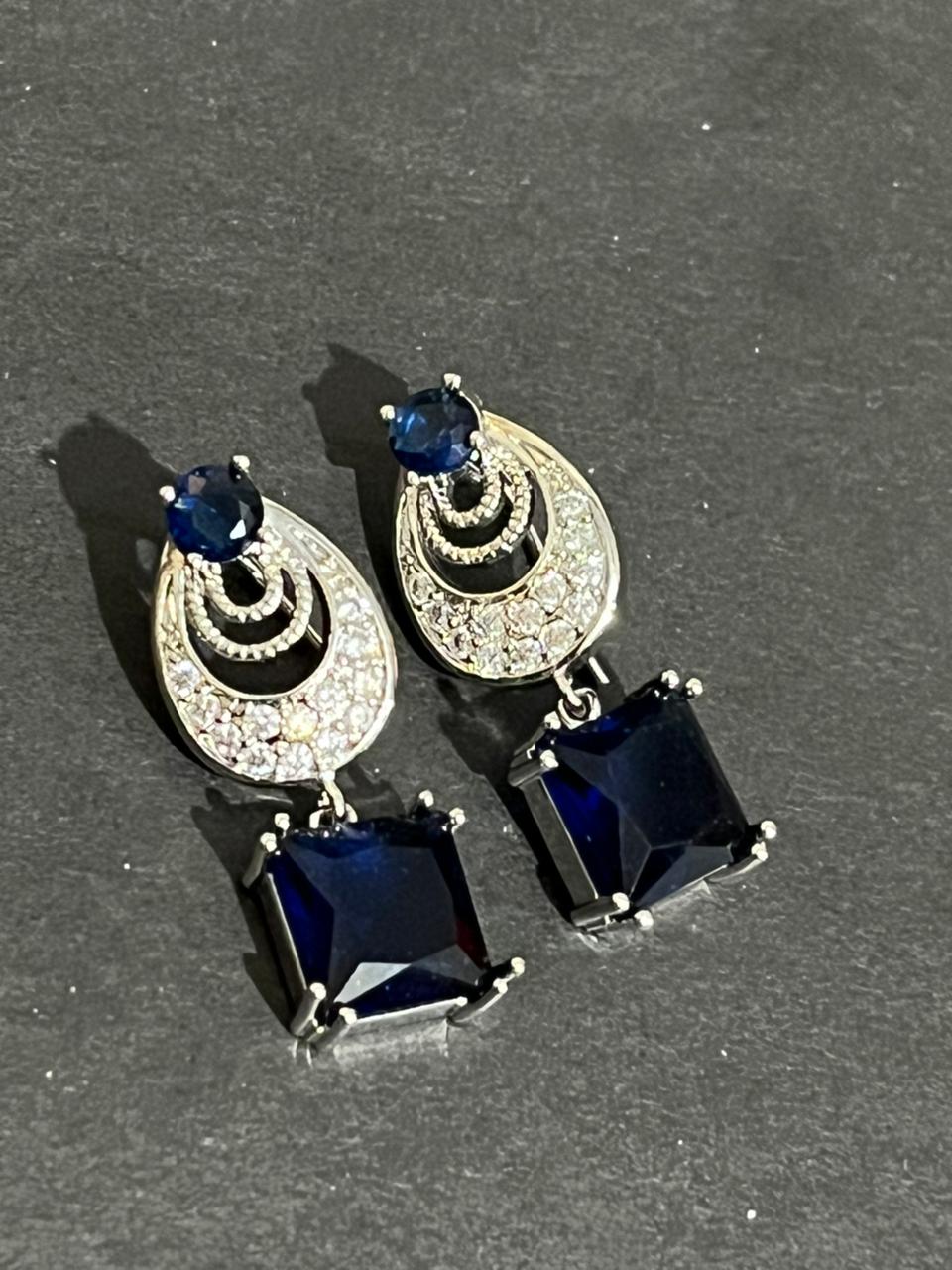Modern Crystal Earrings